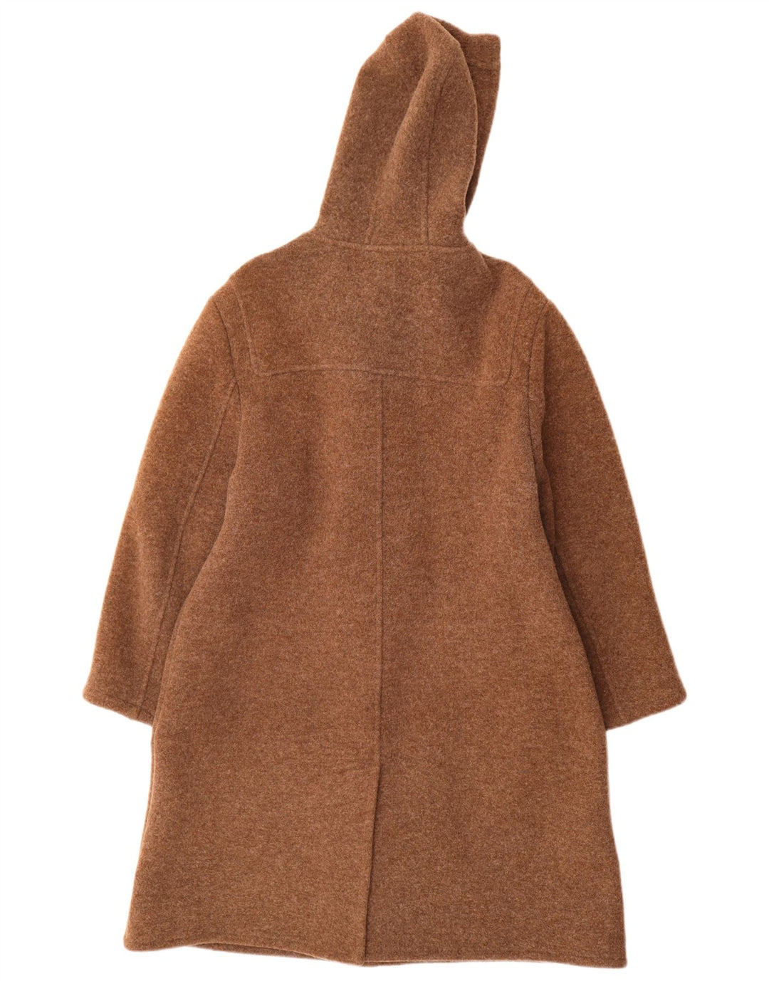 Isabella G Dame Hooded Duffel Coat UK 14 Medium Brown New Wool