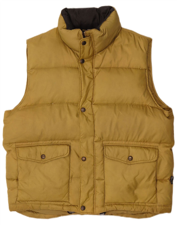 Brugi Herre Polstret Gilet IT 54 2XL Gul Polyamid