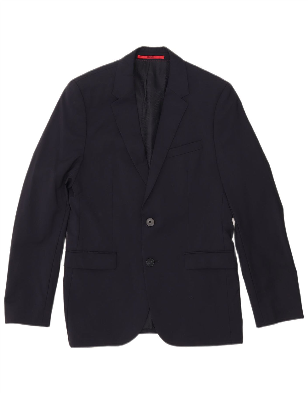 Hugo Boss Herre 2-knaps blazerjakke EU 46 Small Navy Blue