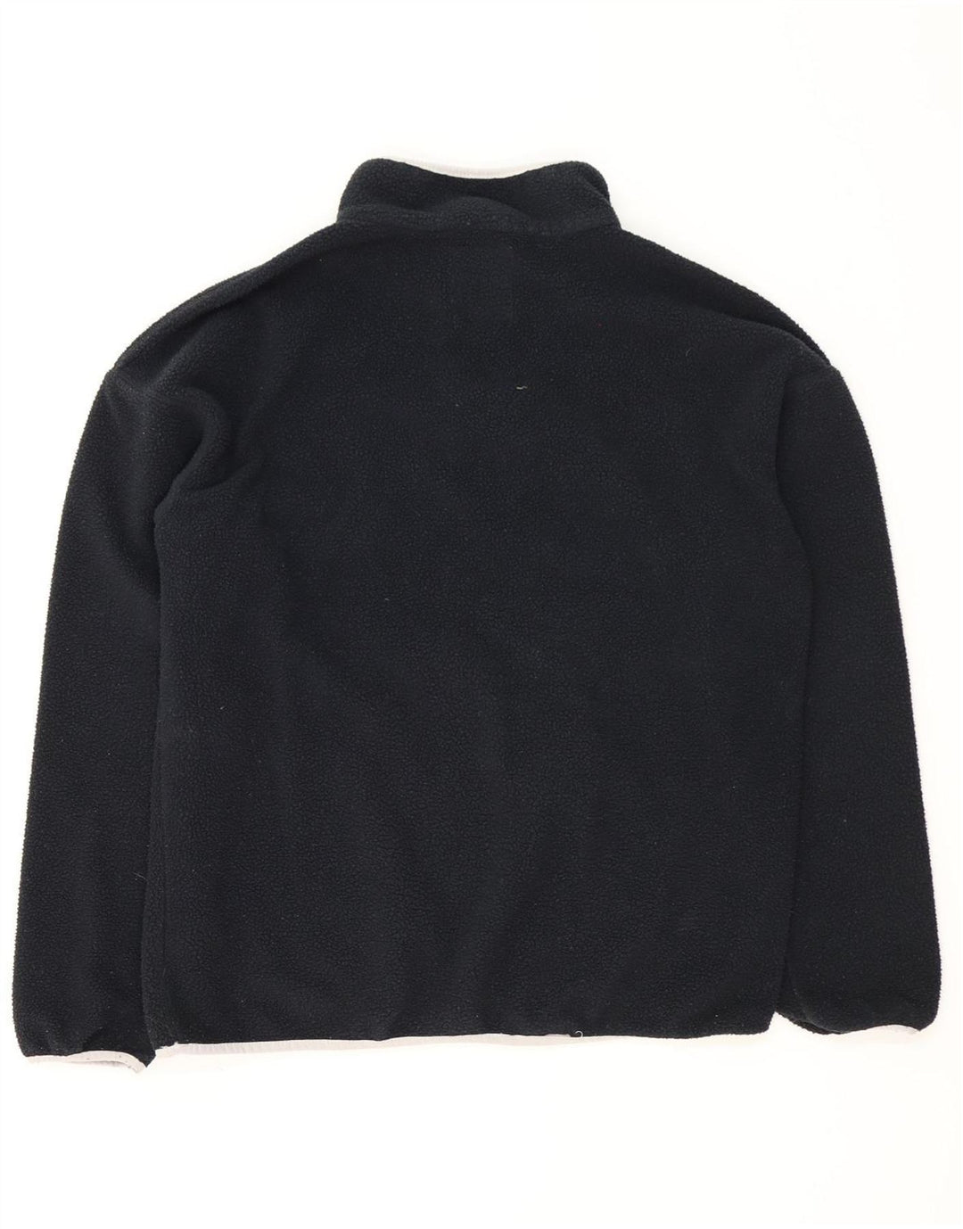 Columbia Herre Button Neck Fleece Jumper Stor Sort Polyester