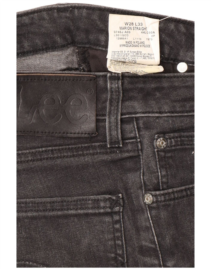 Lee Dame Marion Straight Jeans W28 L33 Grå Bomuld