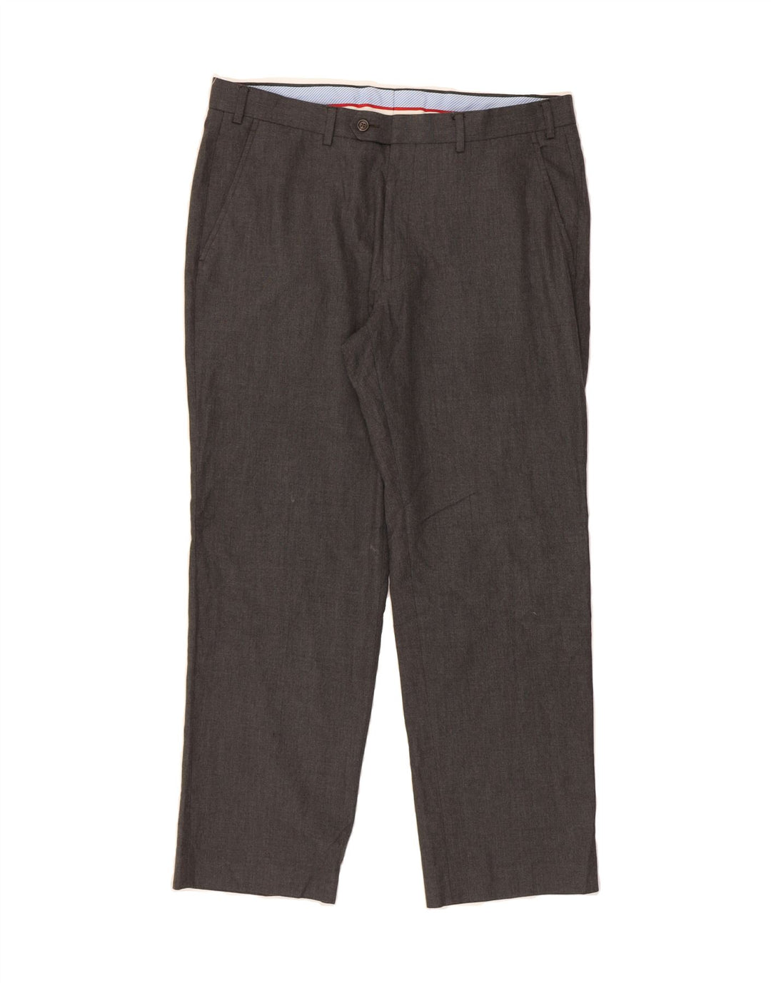 CHAPS Mens Slim Fit Suit Trousers W36 L30 Grey Polyester Vintage Chaps and Second-Hand Chaps from Messina Hembry 