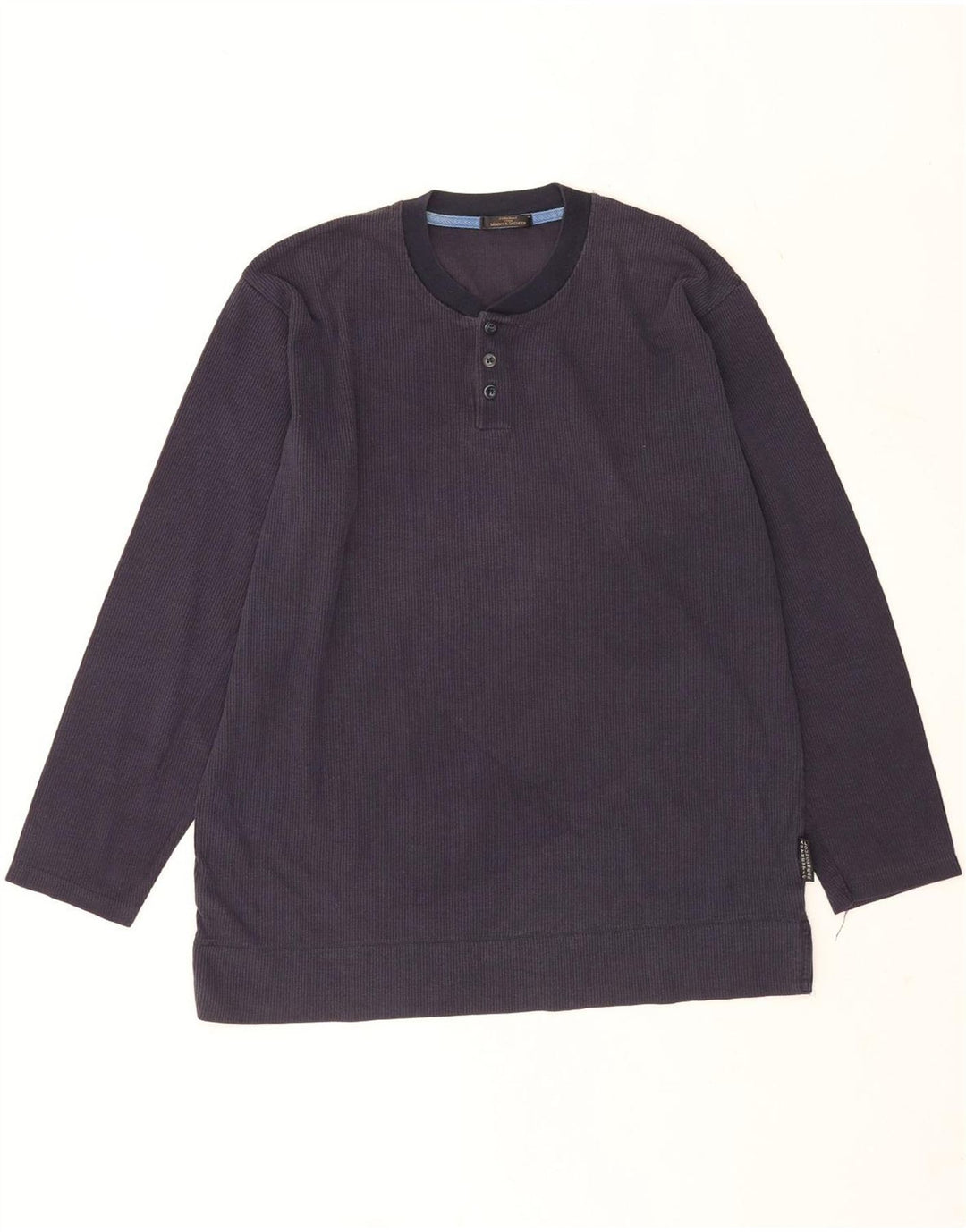 Marks & Spencer Herre sweatshirt Jumper Medium Navyblå Bomuld