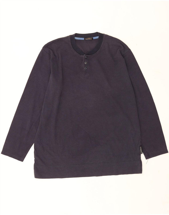 Marks & Spencer Herre sweatshirt Jumper Medium Navyblå Bomuld