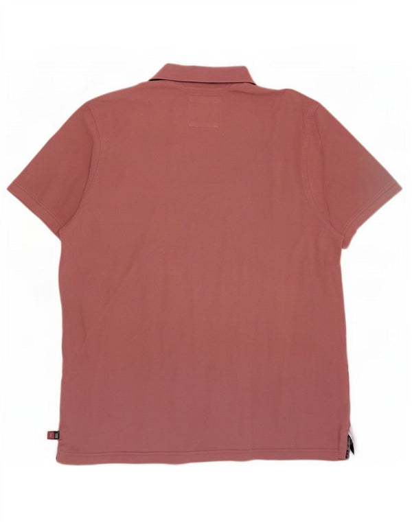 Crew Clothing Herre poloshirt XL Pink Bomuld