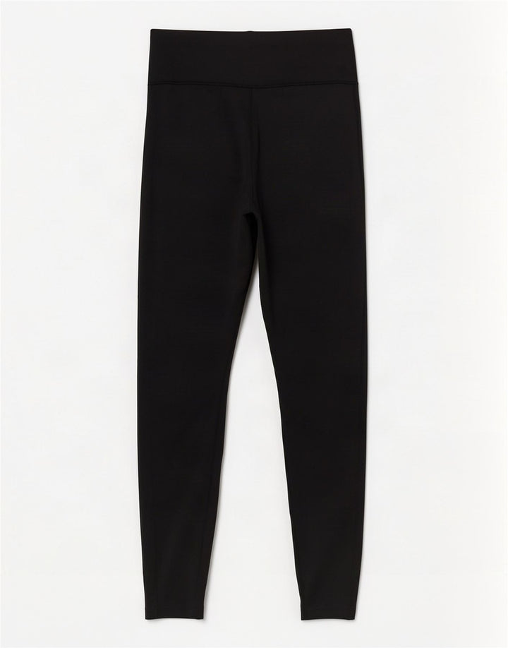 Nike Dame Dri Fit Crop Leggings UK 14 Medium Sort Polyester