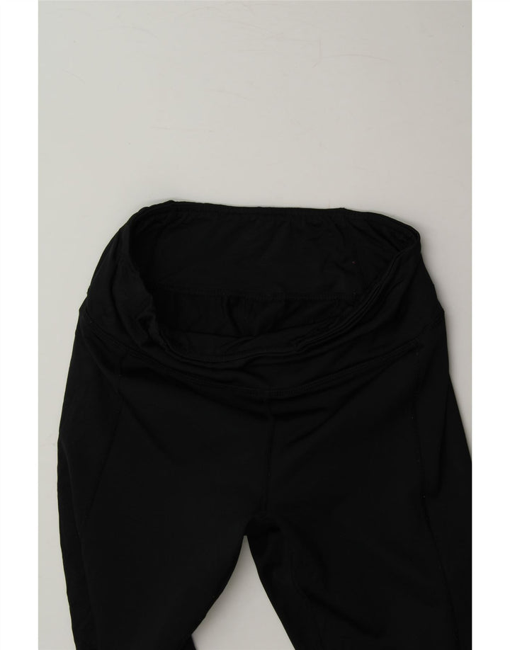 REEBOK Womens Leggings UK 8 Small  Black Vintage Reebok and Second-Hand Reebok from Messina Hembry 