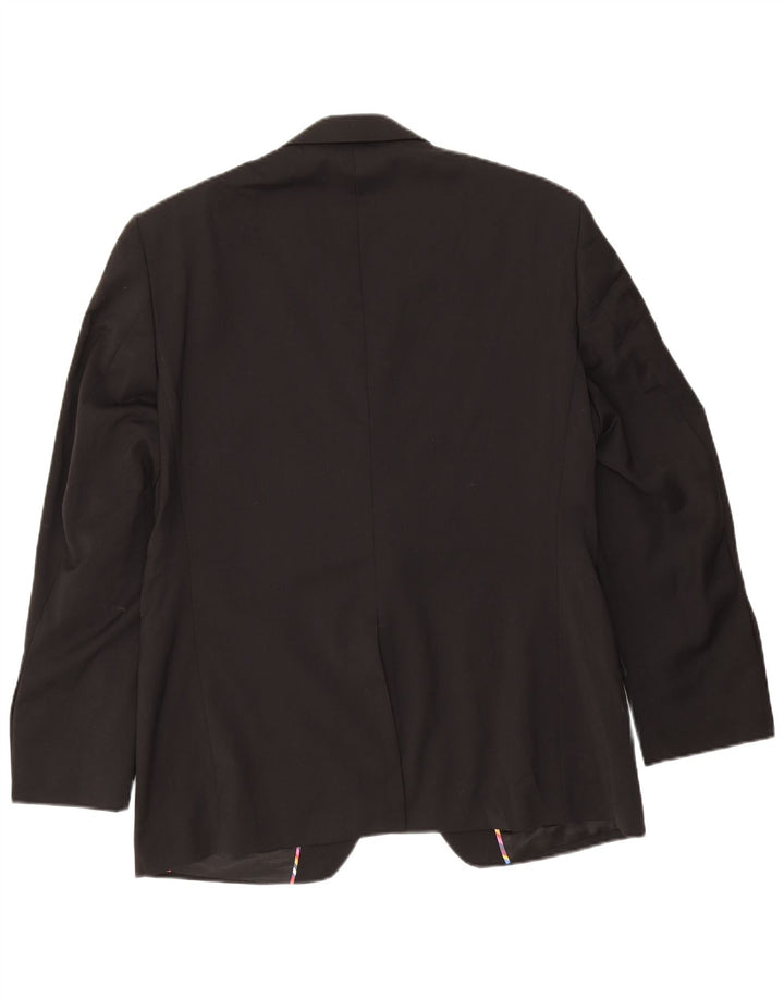 Marks & Spencer Herre Autograph 2 Button Blazer Jacket UK 38 Medium Black