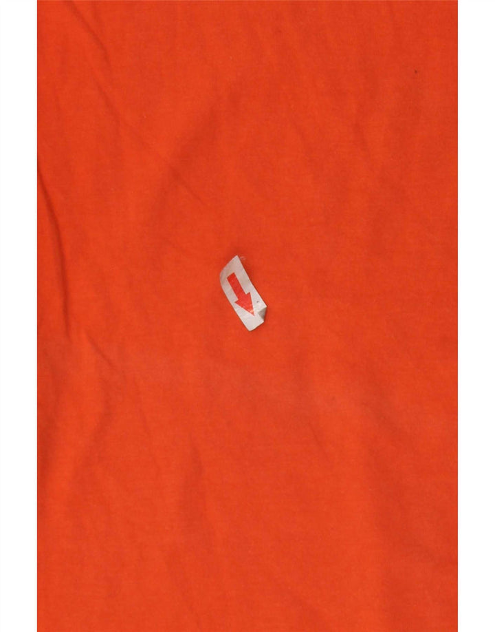 Fila Herre grafisk T-shirt top medium orange stribet bomuld
