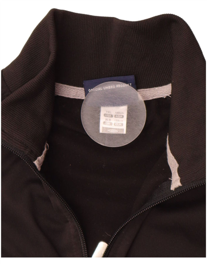 UMBRO Træningsdragt til drenge Topjakke 12-13 år XL Sort Polyester