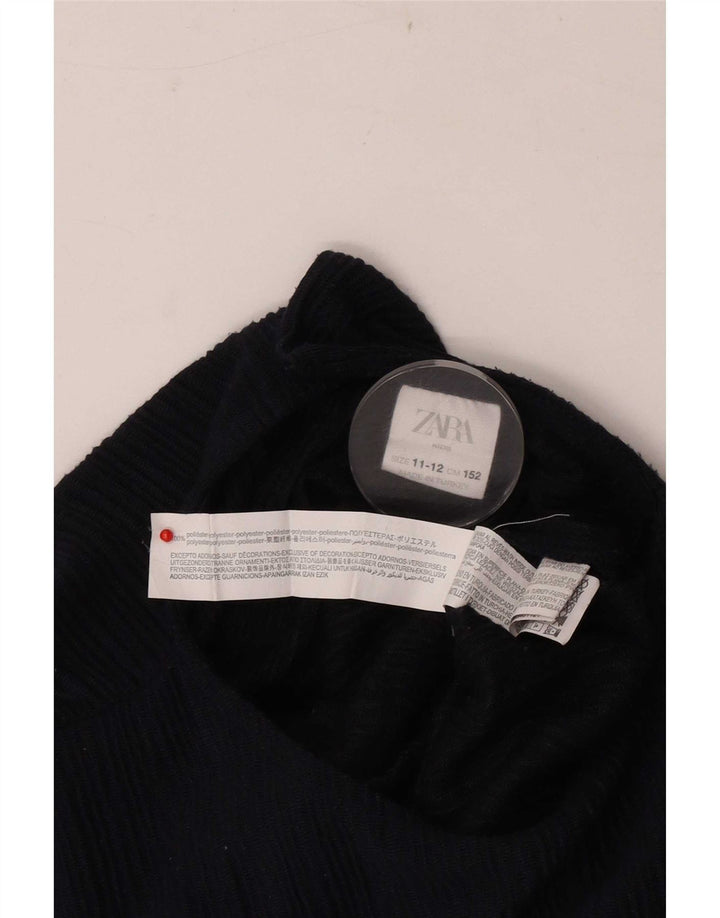 Zara Pige Jumpsuit 11-12 år Navy Blue Polyester