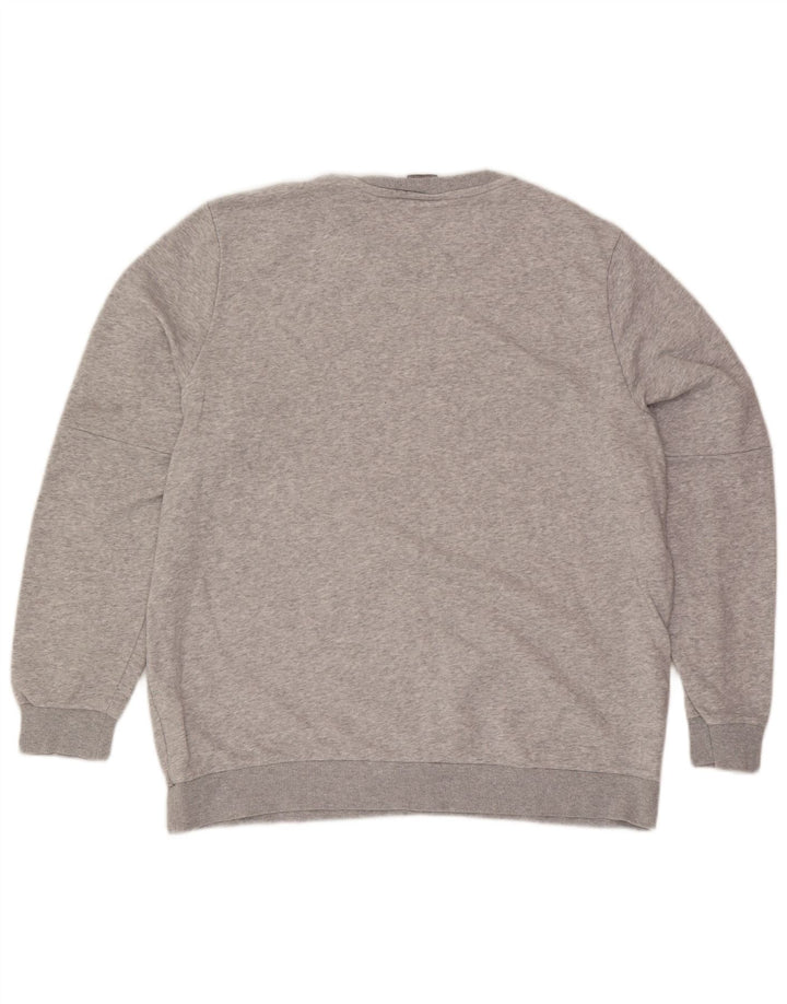 Puma Herre Grafisk Sweatshirt Jumper XL Grå Colourblock Bomuld