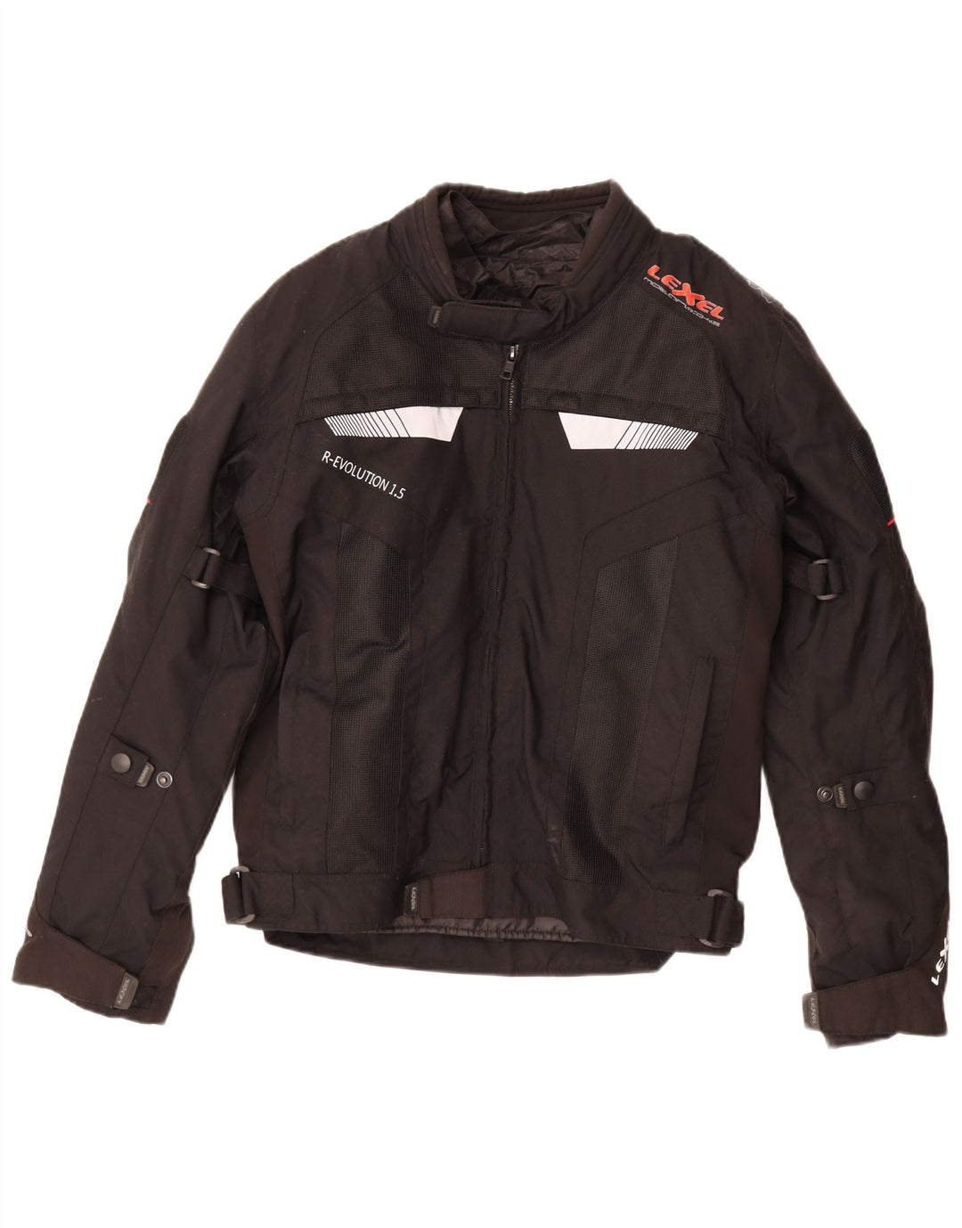 LEXEL Herre Graphic Racer Jacket UK 40 Large Black