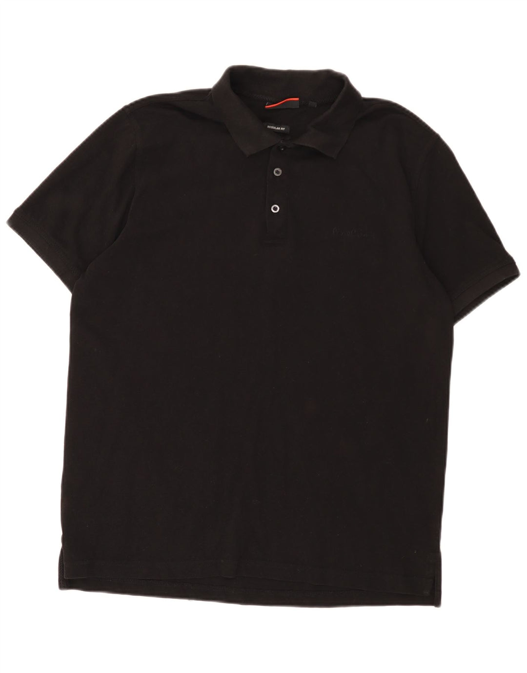Pierre Cardin Herre Regular Fit Polo Shirt Stor sort bomuld