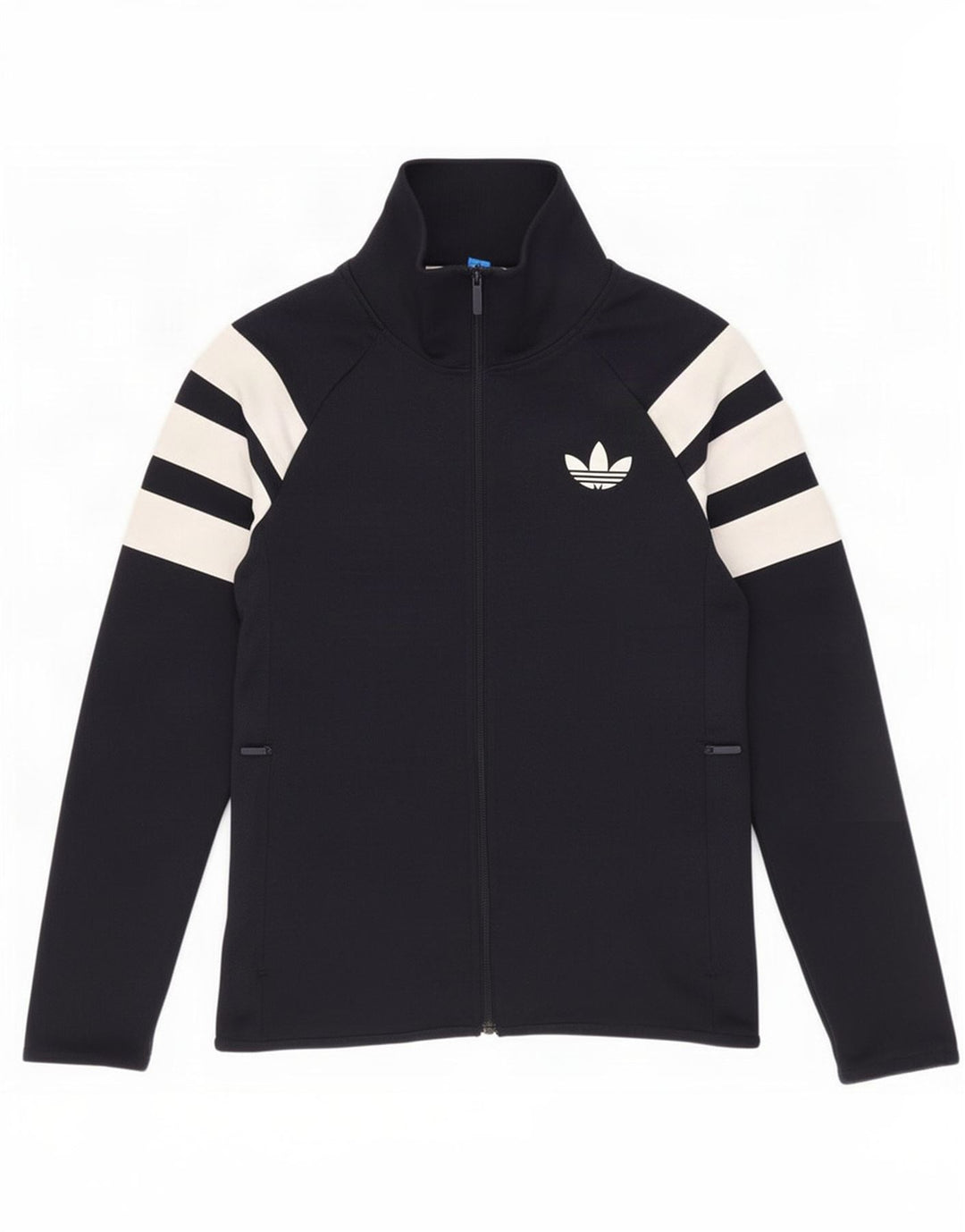 Adidas Træningsdragt til mænd, topjakke, lille marineblå colourblock polyester