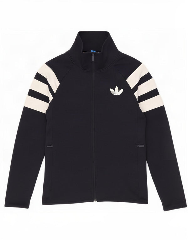 Adidas Træningsdragt til mænd, topjakke, lille marineblå colourblock polyester