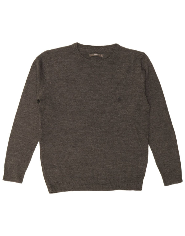 French Connection Herre Crew Neck Jumper Sweater Large Grå