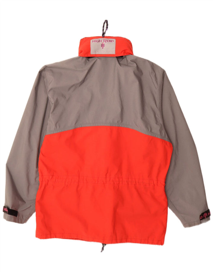 Vintage Herre Gore-Tex Skijakke UK 38 Medium Rød Colourblock Polyamid