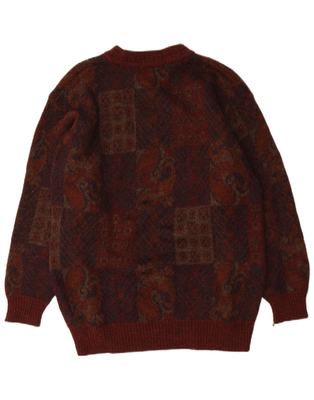Marks & Spencer Herre St. Michael Crew Neck Jumper Sweater Medium Burgundy