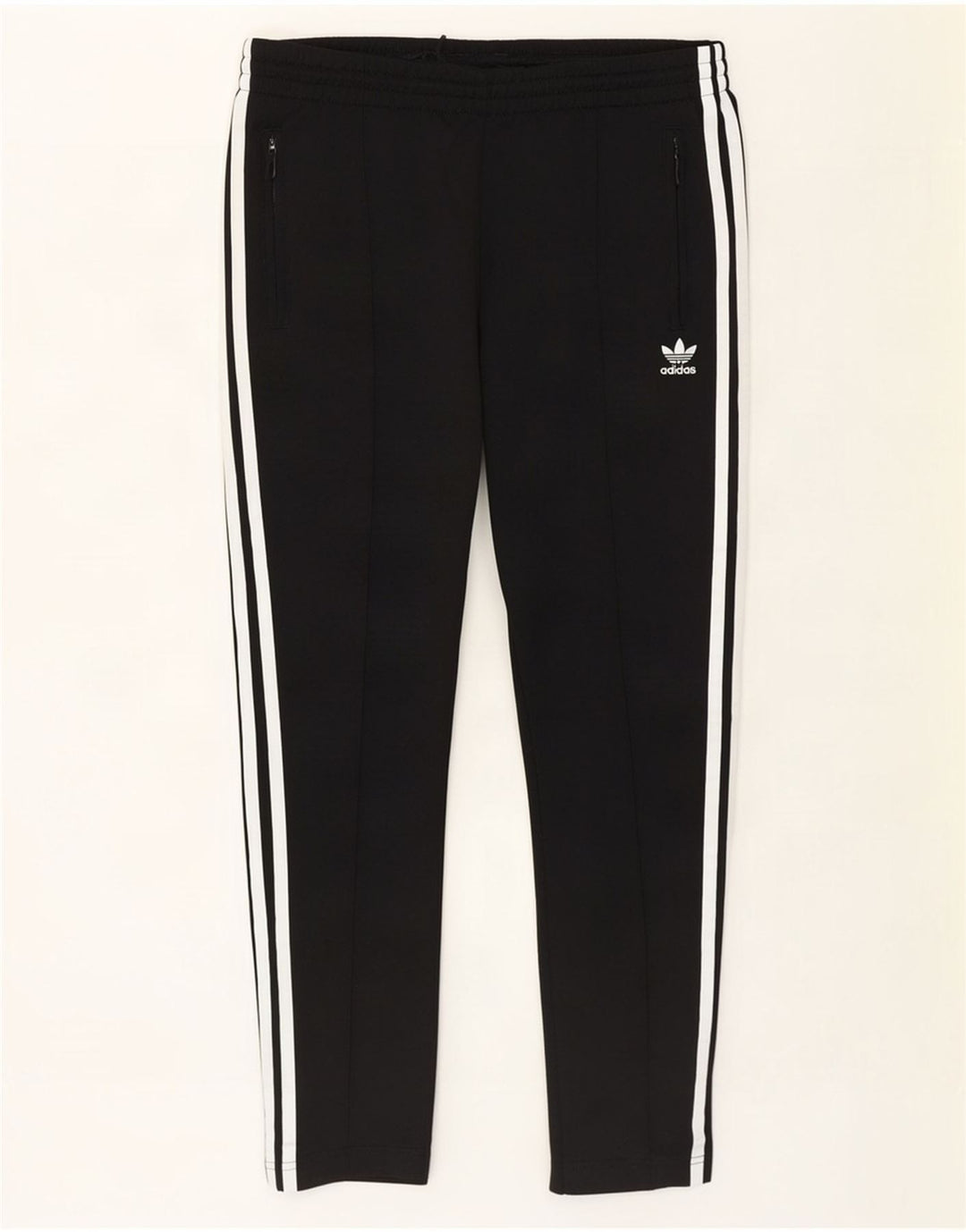 Adidas træningsdragtsbukser til kvinder UK 10 Small Black Polyester