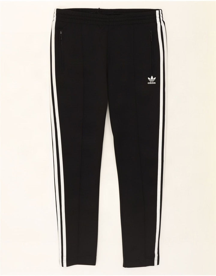Adidas træningsdragtsbukser til kvinder UK 10 Small Black Polyester