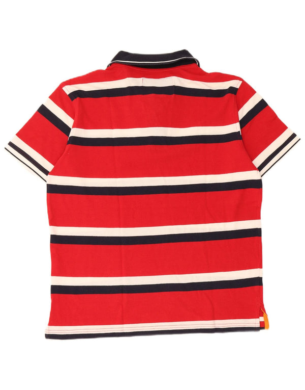 Henri Lloyd herre poloshirt XL rødstribet