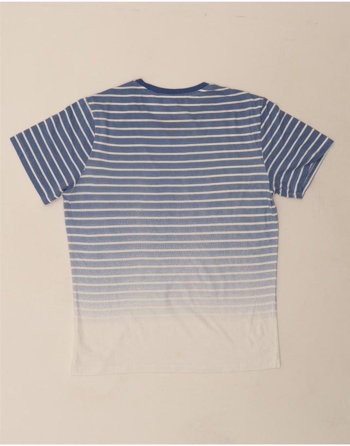 ANGELO LITRICO Mens T-Shirt Top Medium Blue Colourblock Vintage Angelo Litrico and Second-Hand Angelo Litrico from Messina Hembry 