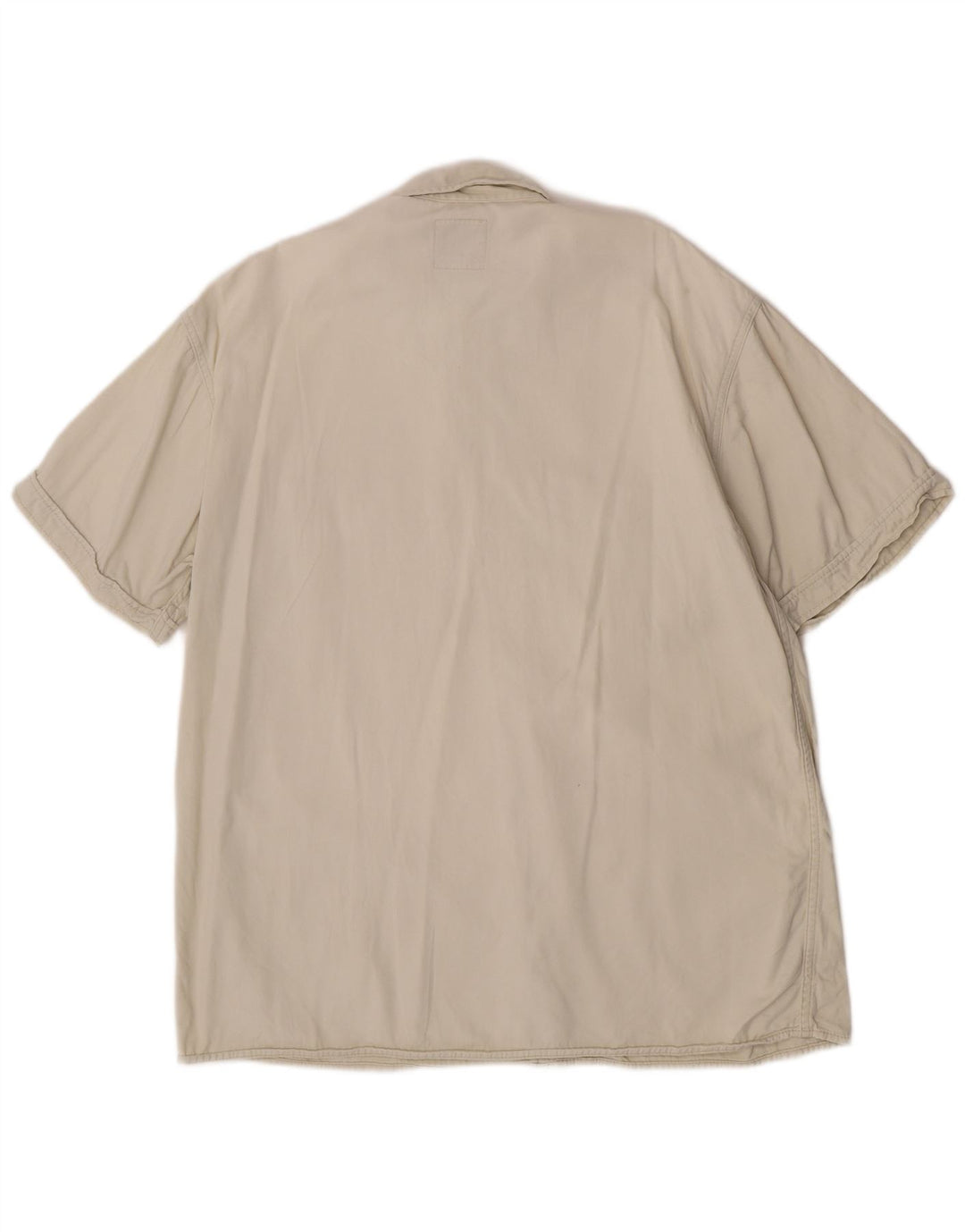 Wrangler Herre Kortærmet Military Shirt Medium Off White Bomuld