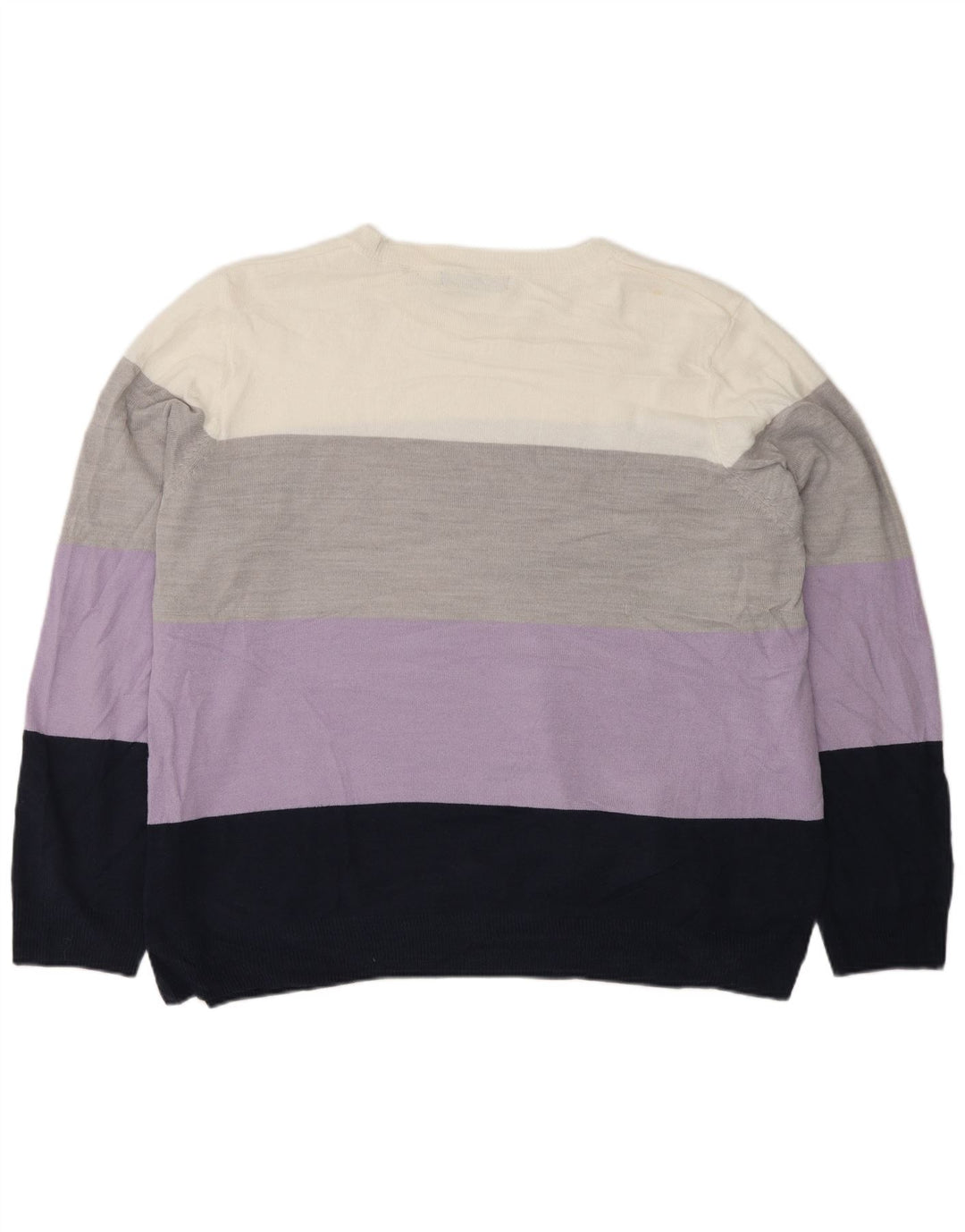 Marks & Spencer Dame sweater med rund hals DK 22 2XL Flerfarvet