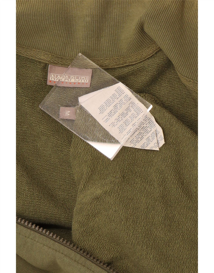 NAPAPIJRI Herre grafisk træningsdragt Topjakke Medium Khaki Bomuld