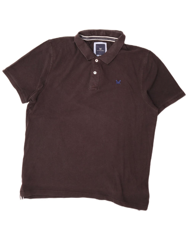 Crew Clothing Mens Polo Shirt 2XL Black Cotton