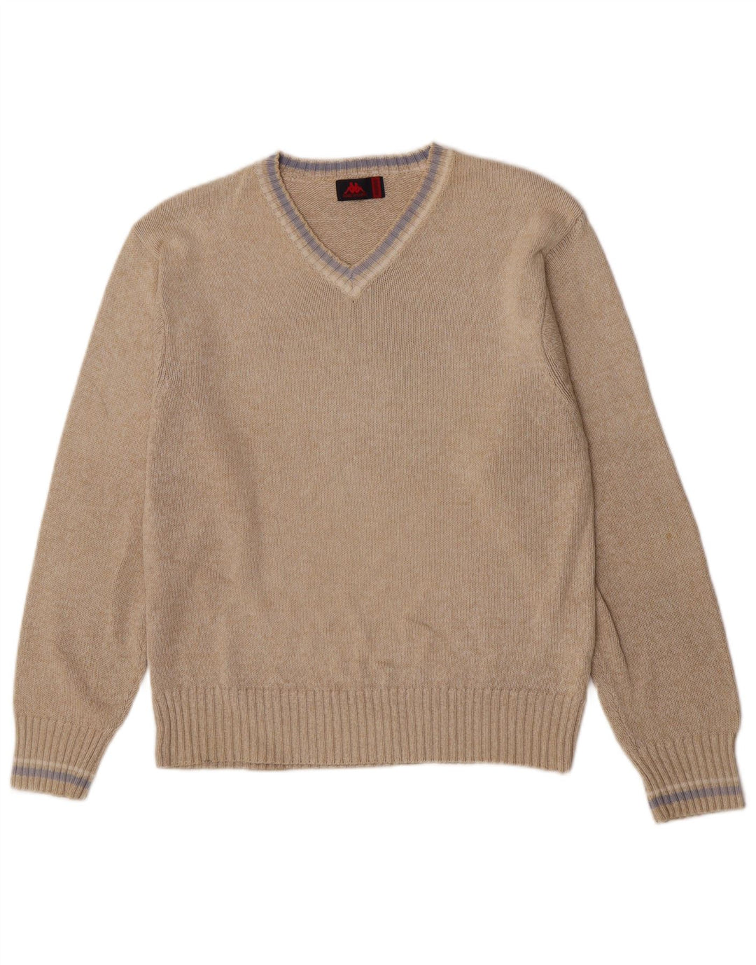 Kappa Herre V-hals sweater Medium Beige Bomuld