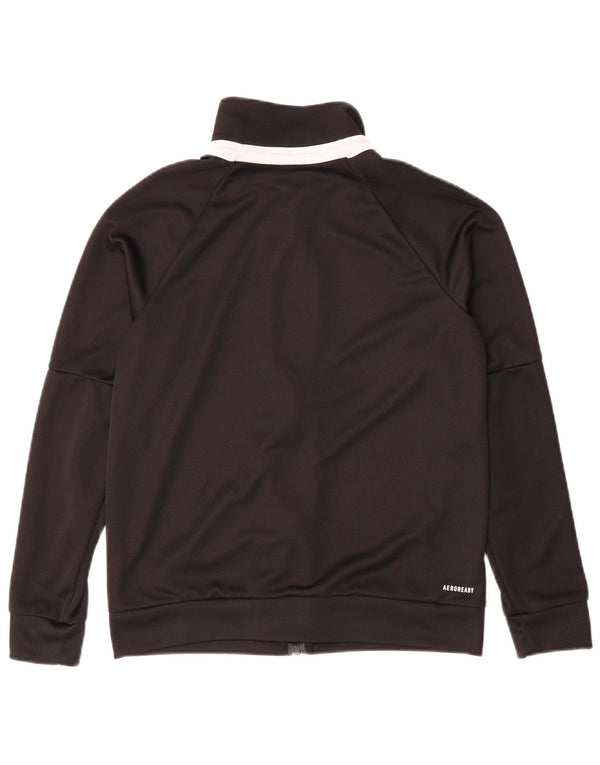 Adidas Boys Aeroready Tracksuit Topjakke 13-14 år Sort Colourblock