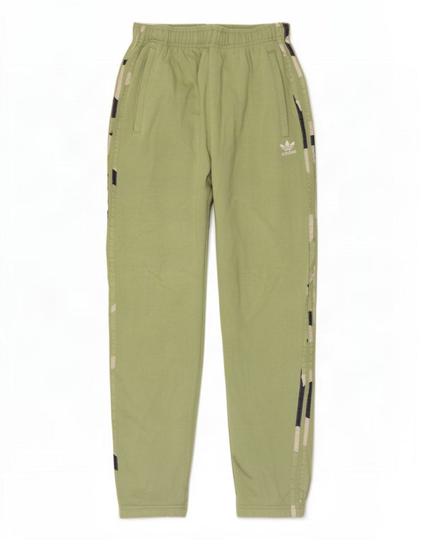 Adidas Dame træningsdragt Bukser Joggers UK 12 Medium Green Camouflage