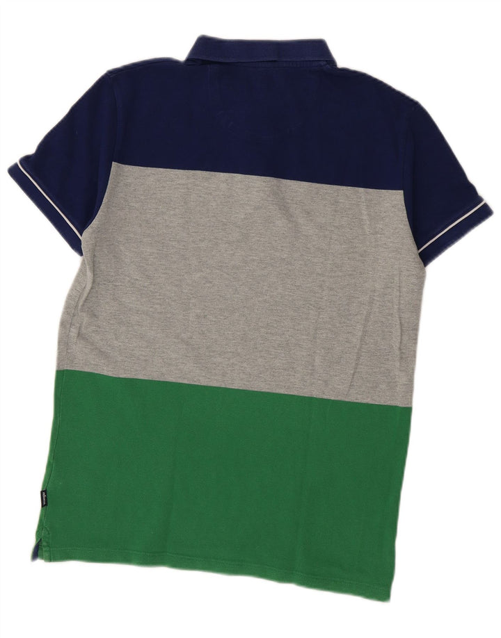 Wrangler Poloshirt til mænd Medium Flerfarvet Colourblock Bomuld