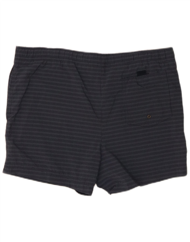 Marks & Spencer Herre Blue Harbor badeshorts Large Navy Blue Check