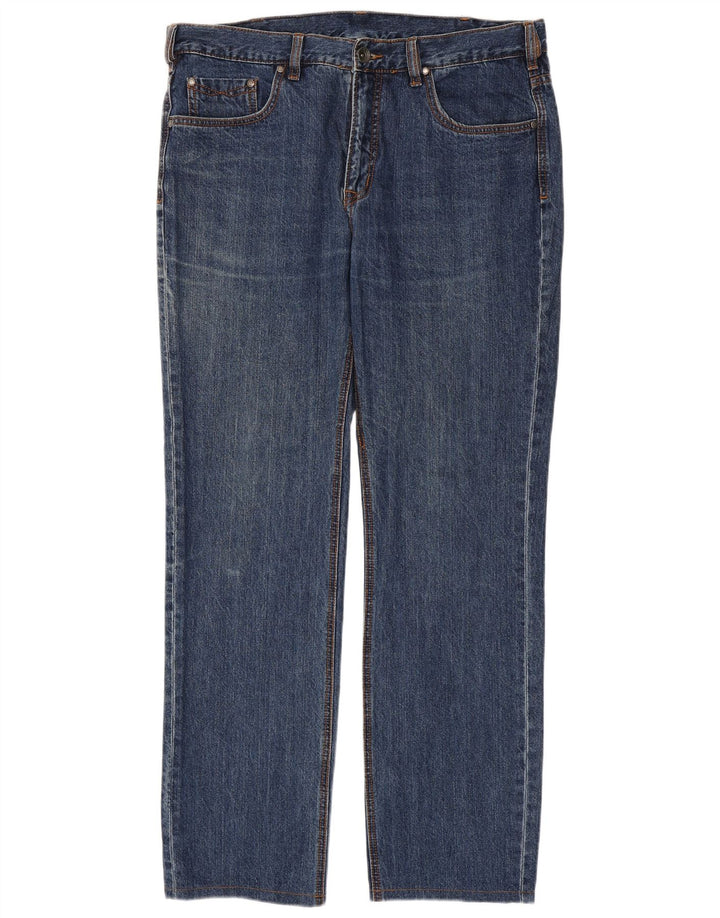 Rifle Herre Straight Jeans W38 L33 Blå