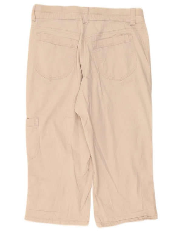Lee Dame Cargo Capri Bukser US 12 Large W32 L20 Beige Bomuld
