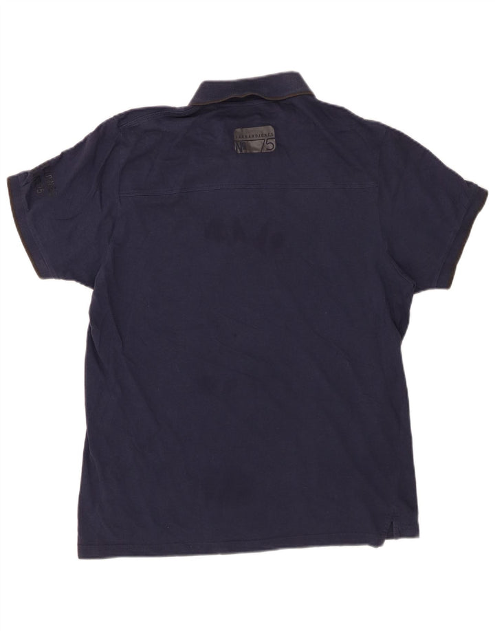 JACK & JONES Poloskjorte til mænd Stor marineblå bomuld