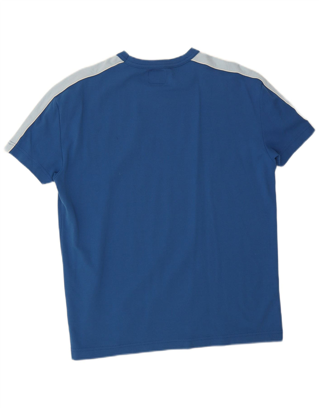 Energie Herre T-Shirt Top 2XL Blå Colourblock Polyamid