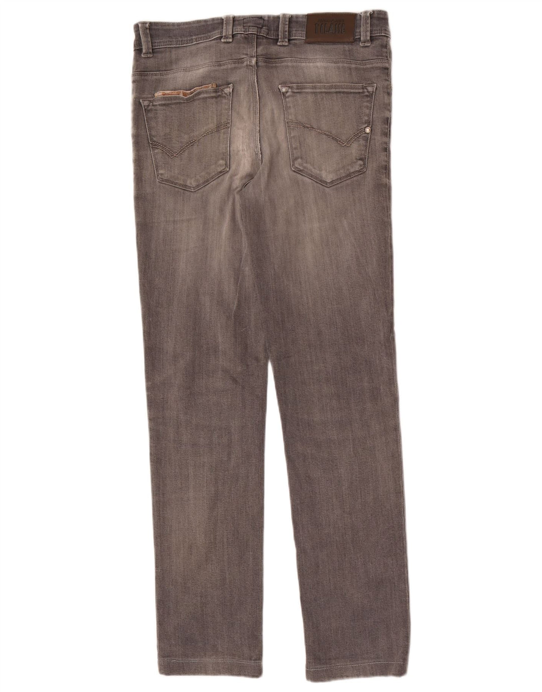 ALVIERO MARTINI Slim Jeans til mænd W33 L31 Grå bomuld
