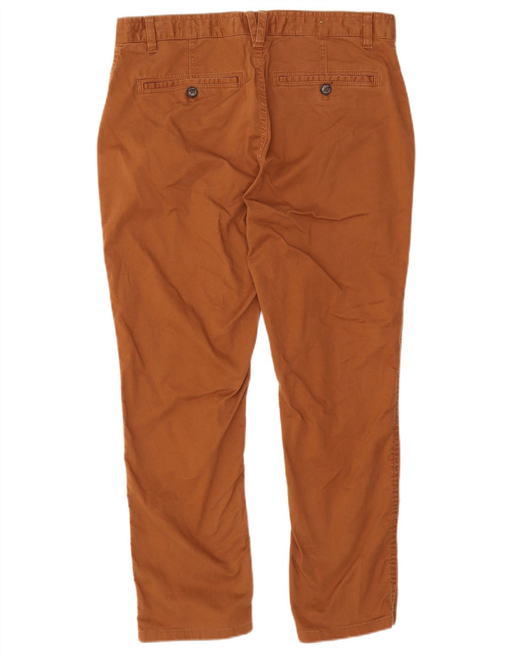 Fat Face Herre Slim Cropped Trousers W34 L24 Brun Bomuld