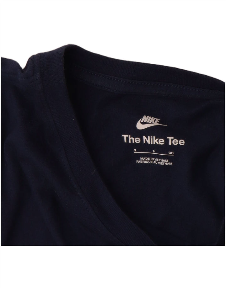 NIKE T-shirt top til mænd, lille marineblå bomuld