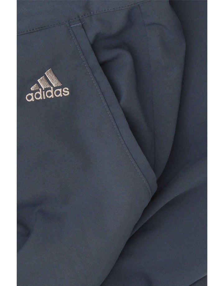 Adidas Slim Chino-bukser til mænd W36 L30 Marineblå polyester