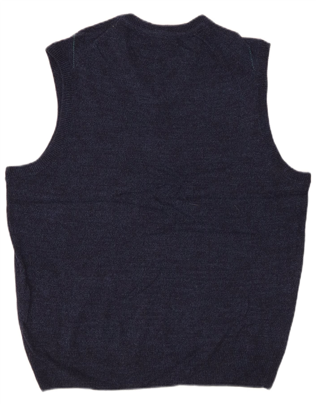 DOCKERS Vest Tank Top Medium Navy Blue Argyle/Diamond