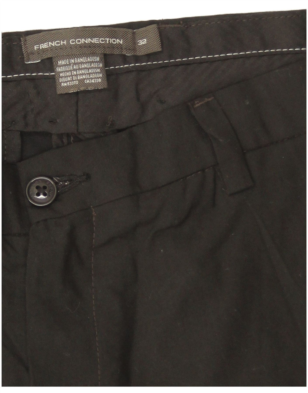 French Connection Herre Slim Suit Bukser W32 L31 Sort Polyester