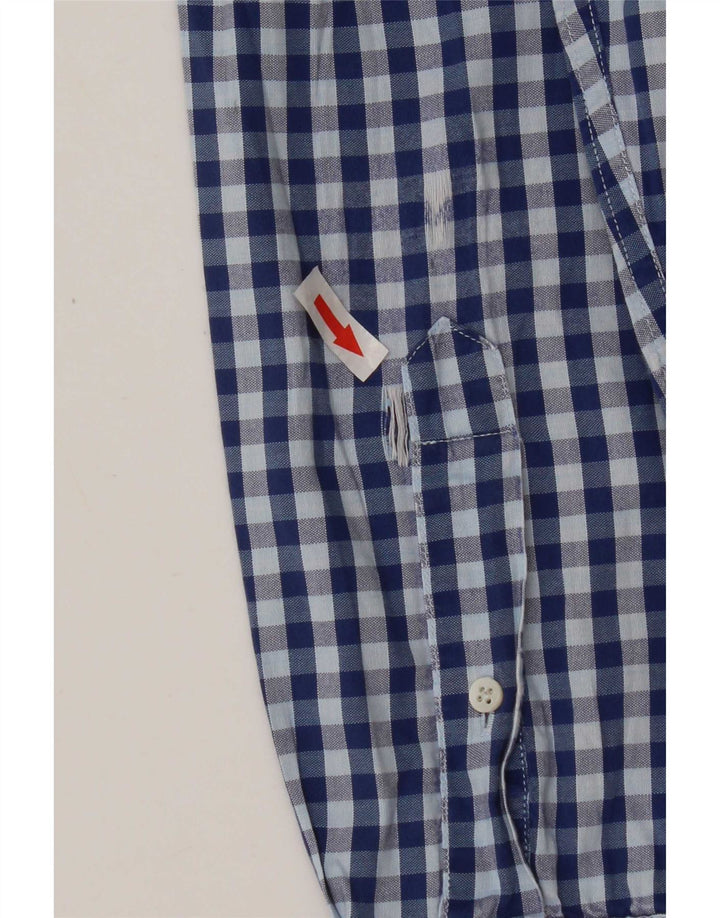 Gant Heritage Regular Fit skjorte Medium Blue Gingham Cotton