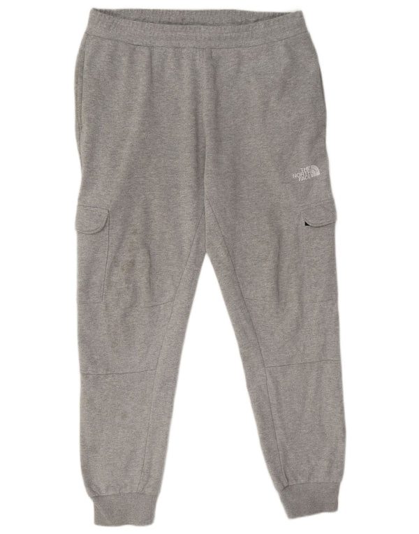 The North Face Mens Cargo Tracksuit Trousers Joggers Medium Grey Cotton