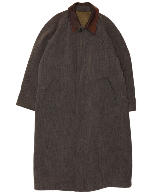 HUGO BOSS Overfrakke til mænd UK 42 XL Grå Uld