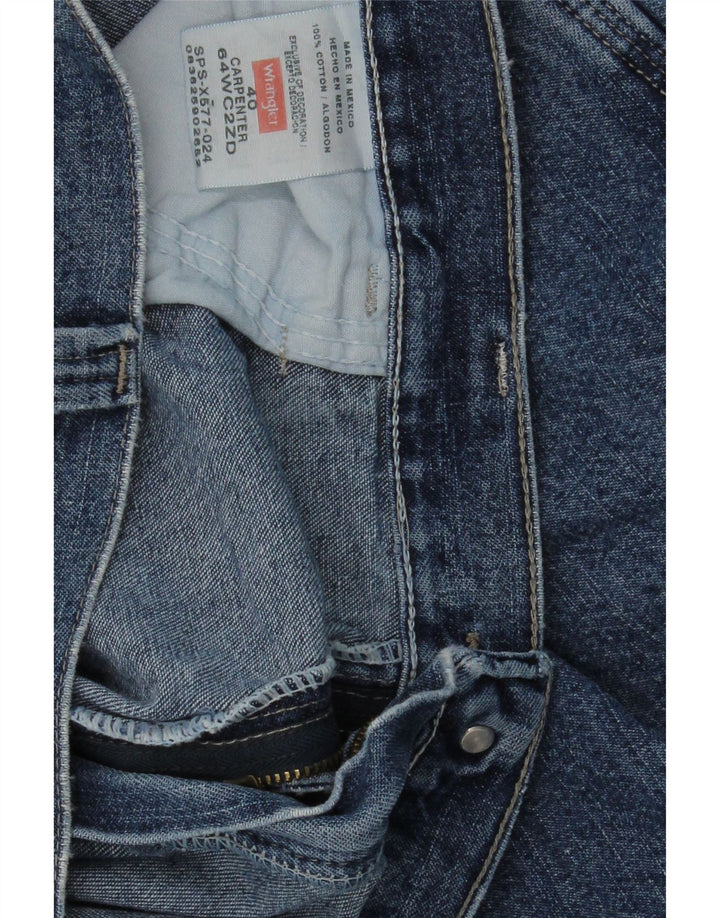WRANGLER Mens Cargo Denim Shorts W40 XL Blue Cotton Vintage Wrangler and Second-Hand Wrangler from Messina Hembry 